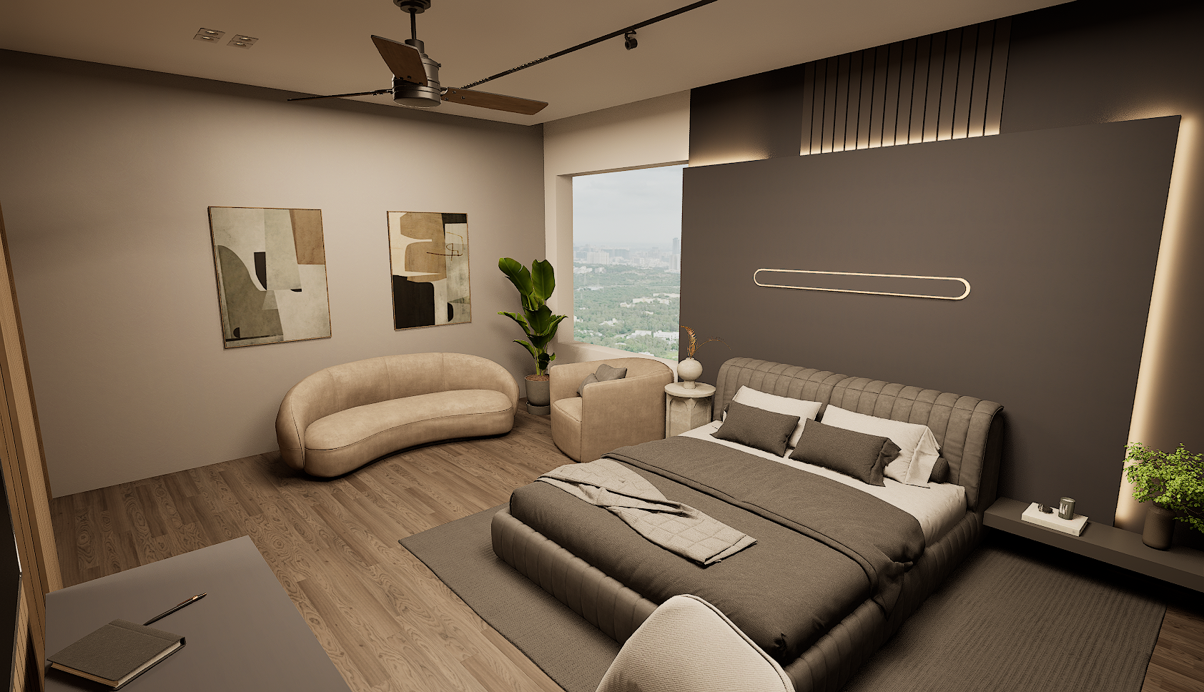 Master Bedroom Model - B